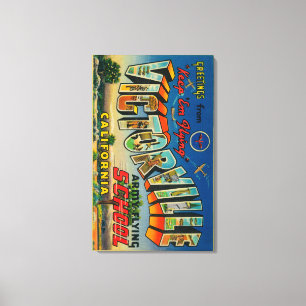 Lienzo Victorville, California - Escuela de Vuelo del Ejé