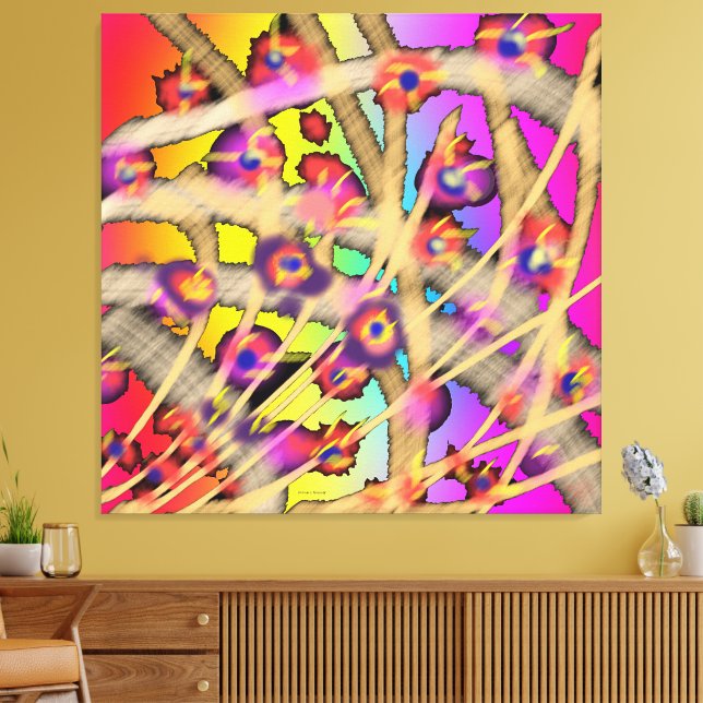 Lienzo Vid Floral (Insitu (Sala de estar))