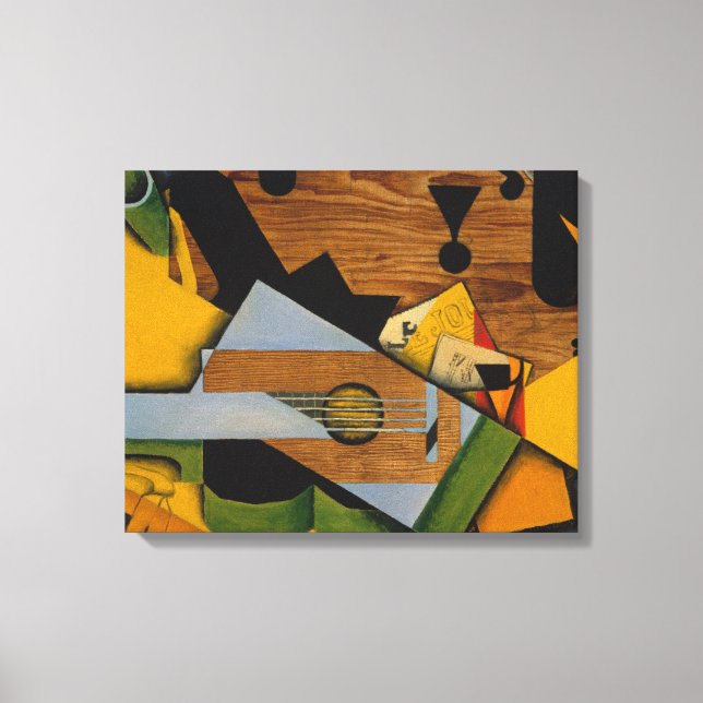 Lienzo Vida con guitarra (Anverso)