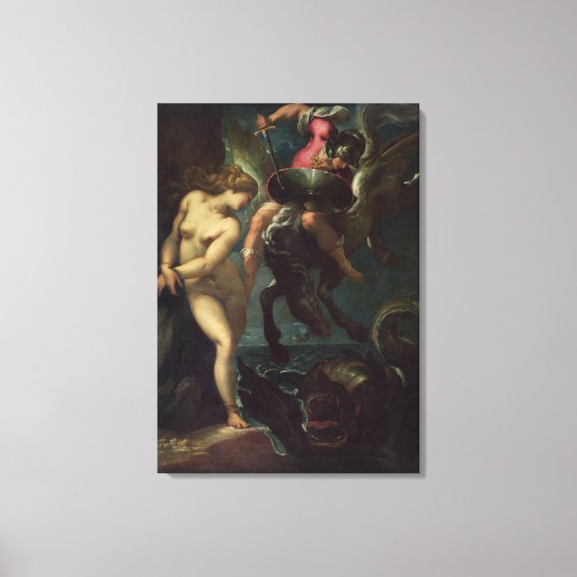 Lienzo Vida de los peces, c.1670-80 (aceite sobre lienzo) (Anverso)