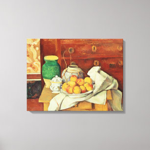 Lienzo Vida de Paul Cezanne el aún con un pecho de