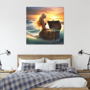 Lienzo Vida de Sirena