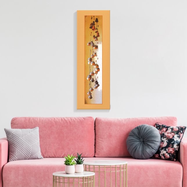 Lienzo Vida del Suroeste Estilo Terra Cotta Wind Chime (Insitu (Sala de estar))