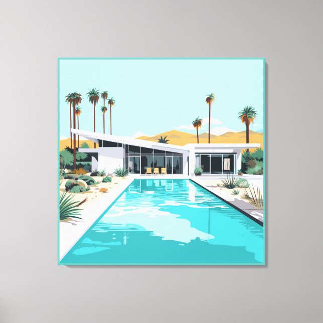 LIENZO VIDA DESIERTA #2 (Anverso)