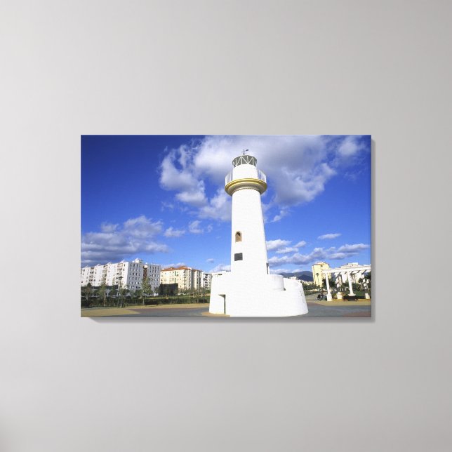 Lienzo Vida en España Costa Sur del Sol (Anverso)