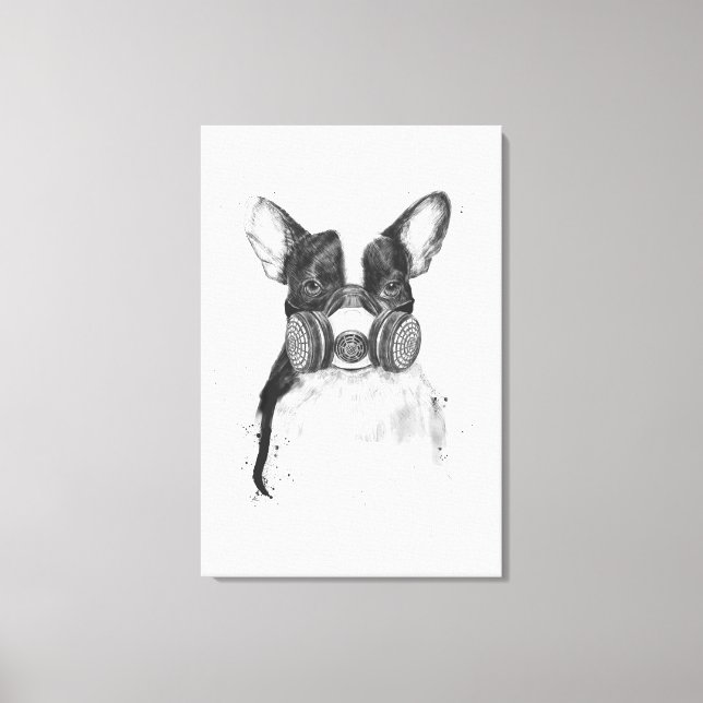 Lienzo Vida en las grandes ciudades (Anverso)