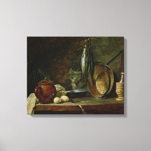 Lienzo Vida fija: Menú de día rápido, 1731