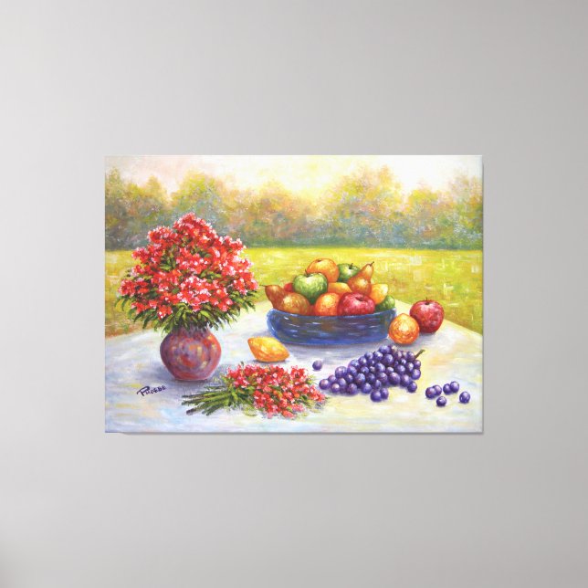 Lienzo Vida fija (pintura de aceite original) (Anverso)