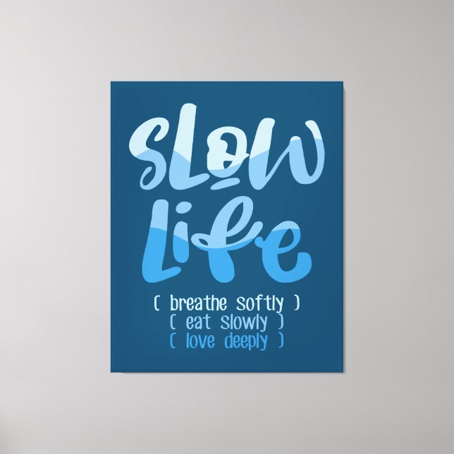 Lienzo Vida lenta 2 (Anverso)