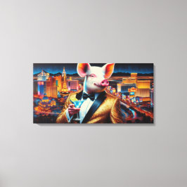 LIENZO VIDA NOCTURNA DE PIG-VEGAS 5