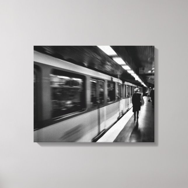 Lienzo Vida parisina moderna y urbana (Anverso)