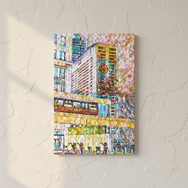 Lienzo Vidas interconectadas de Detroit (Detroit's Interconnected Lives Canvas Print)
