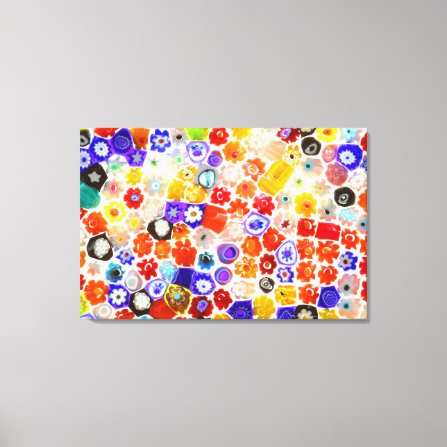Lienzo VIDRIO DE FLORA VENECIANO 24x36 (Anverso)