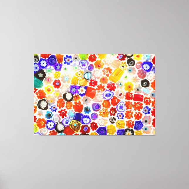 Lienzo VIDRIO DE FLORA VENECIANO 40x60 (Anverso)