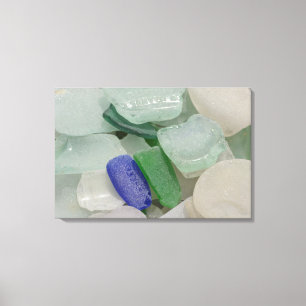 Lienzo Vidrio de Playa Pale