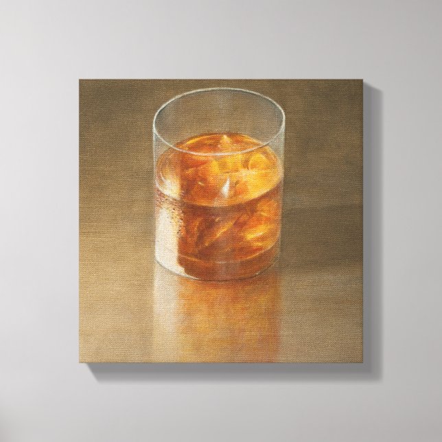Lienzo Vidrio de Whisky 2010 (Anverso)