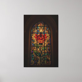 Lienzo Vidrio Rosa radiante