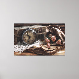 Lienzo Vieja moda Vintage Time Wall Art