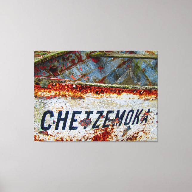 Lienzo Viejo barco Chetzemoka 2 (Anverso)