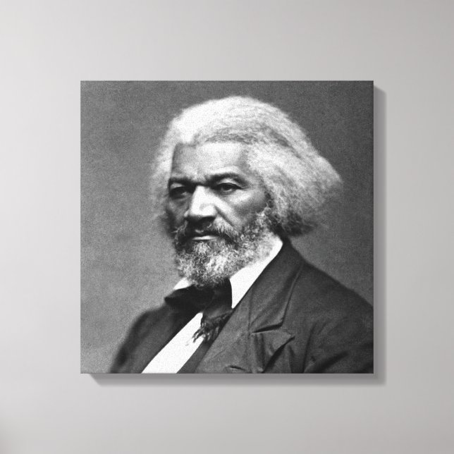 Lienzo Viejo Fr3d3rick Bailey Douglas Héroe Afroamericano (Anverso)