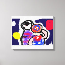 Lienzo Viendo fuegos artificiales