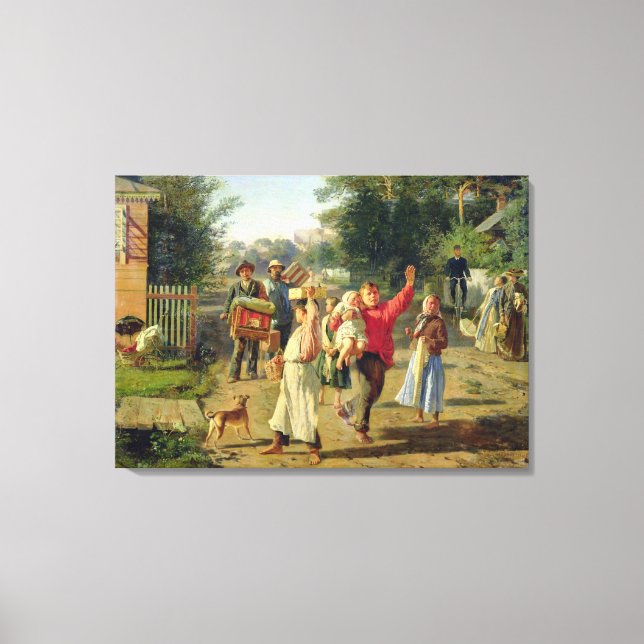 Lienzo Viene Petrushka, 1888 (Anverso)