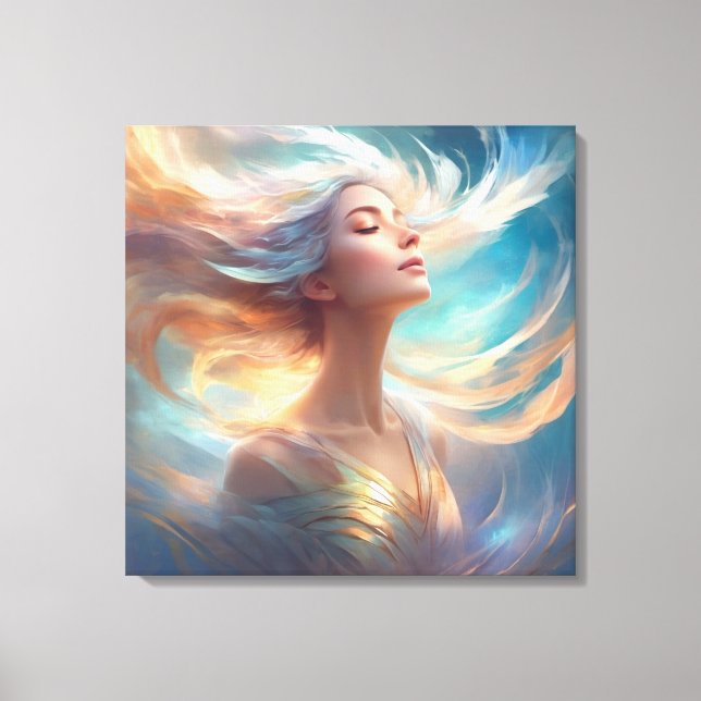 Lienzo Viento (Anverso)