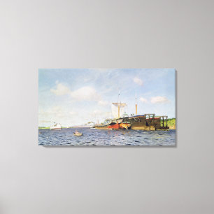 Lienzo Viento fresco en el Volga, 1895