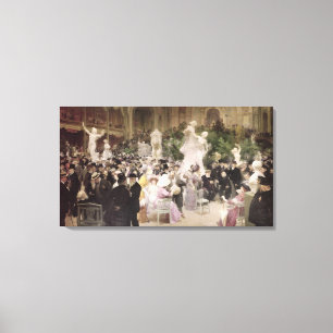 Lienzo Viernes en el Salon de los artistas franceses,