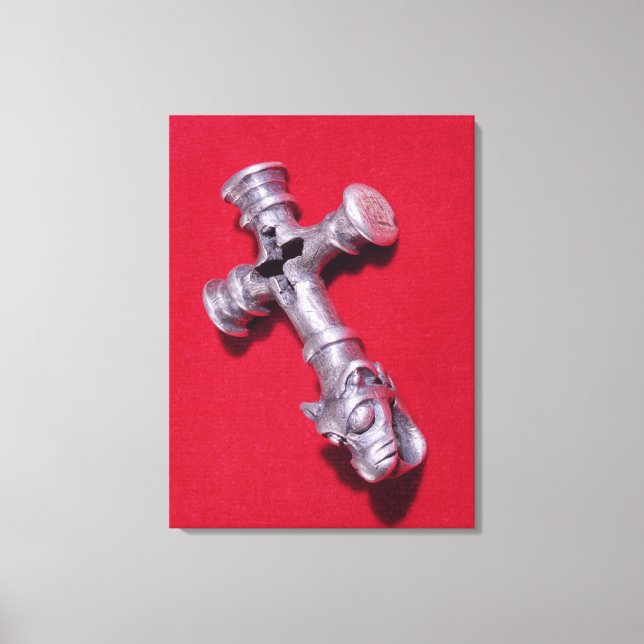 Lienzo Viking amulet en forma de cruz (Anverso)