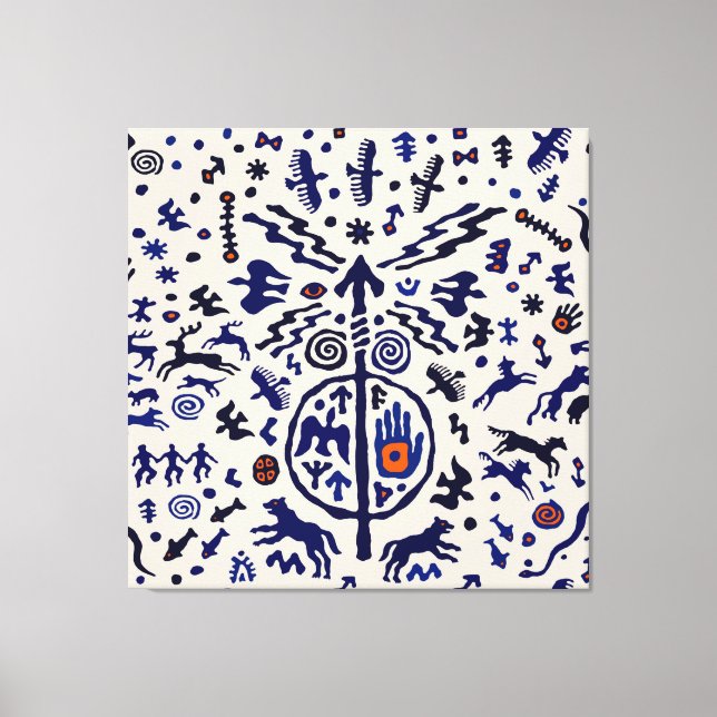 Lienzo Viking Shaman Ritual Talisman (Anverso)