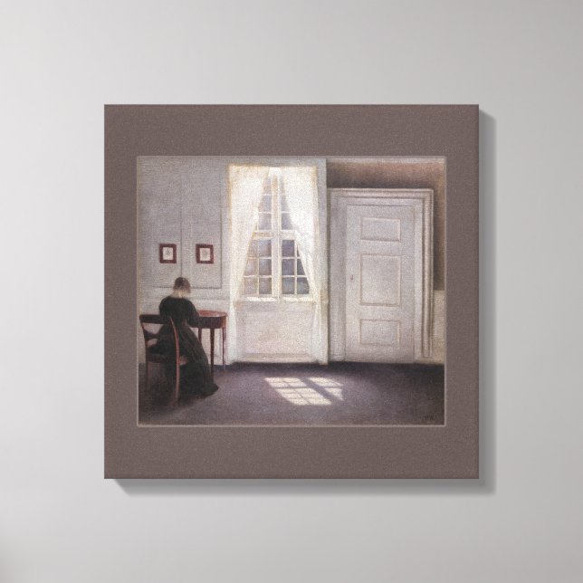 Lienzo Vilhelm Hammershøi CC0280 (30 en 76,2 cm) (Anverso)