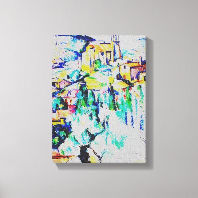 Lienzo Villa Cezanne en Gardanne (Anverso)