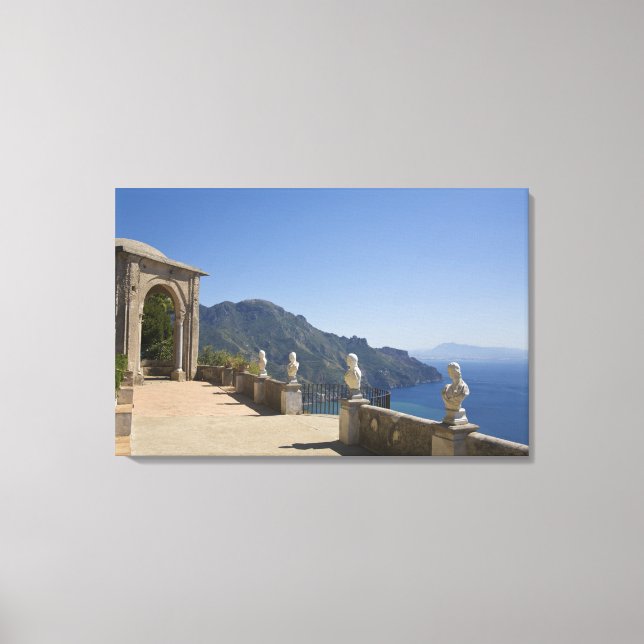 Lienzo Villa Cimbrone, Ravello, Campania, Italia (Anverso)