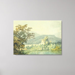 Lienzo Villa de Sir William Hamilton, c.1795 (con plumas)