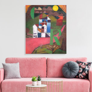 Lienzo Villa R Paul Klee