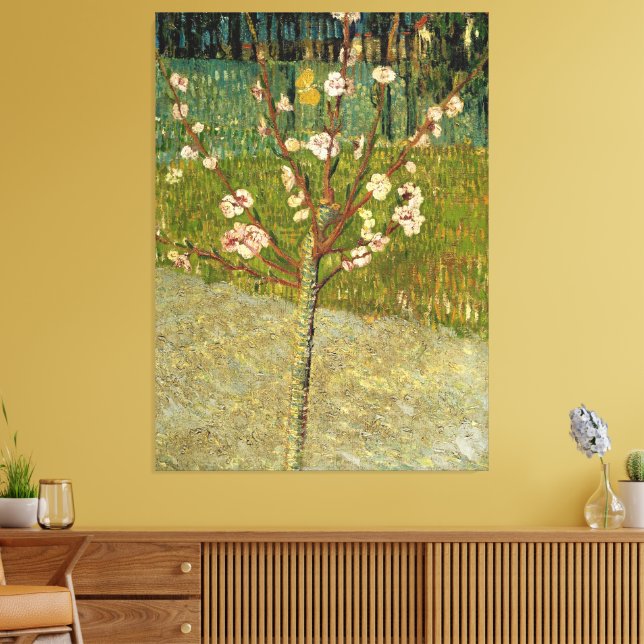 Lienzo Vincent van Gogh - Almendro en flor (Insitu (Sala de estar))