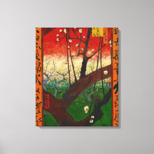 Lienzo Vincent van Gogh - Árbol de ciruelo en flor