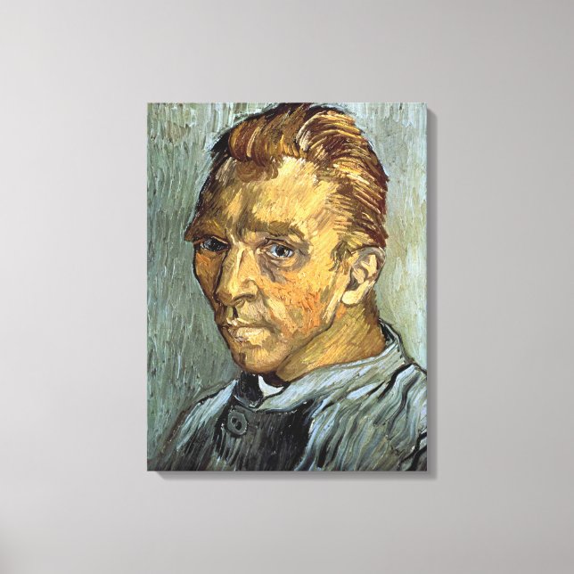 Lienzo VINCENT VAN GOGH - Autoretrato sin barba (Anverso)