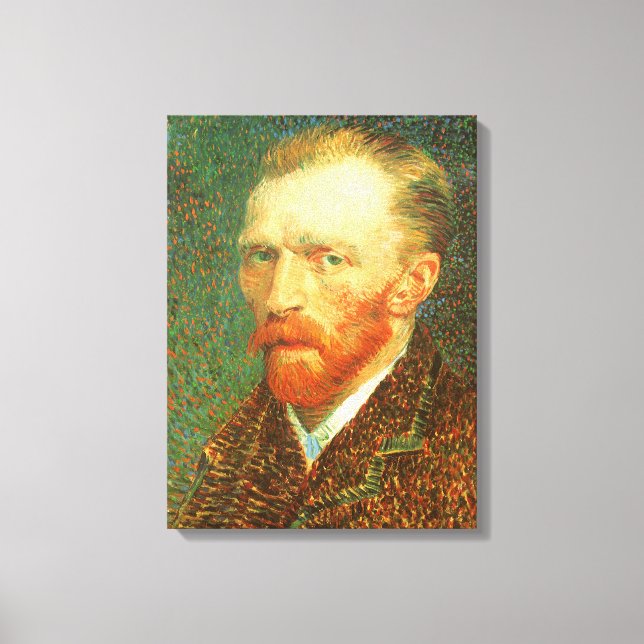 Lienzo Vincent van Gogh - Autoretrato Van Gogh (Anverso)