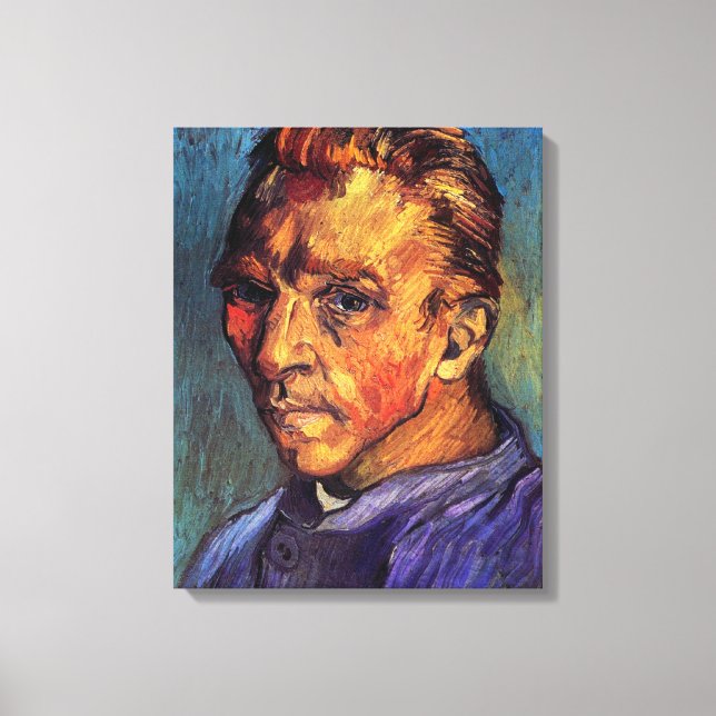 Lienzo Vincent Van Gogh - Autorretrato sin barba (Anverso)