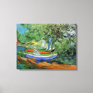 Lienzo Vincent van Gogh - Banco del Oise en Auvers