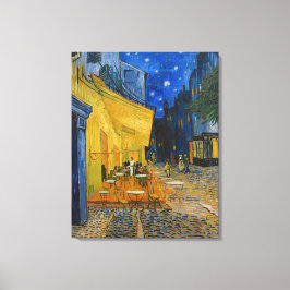 Lienzo Vincent van Gogh - Cafe Terrace de noche