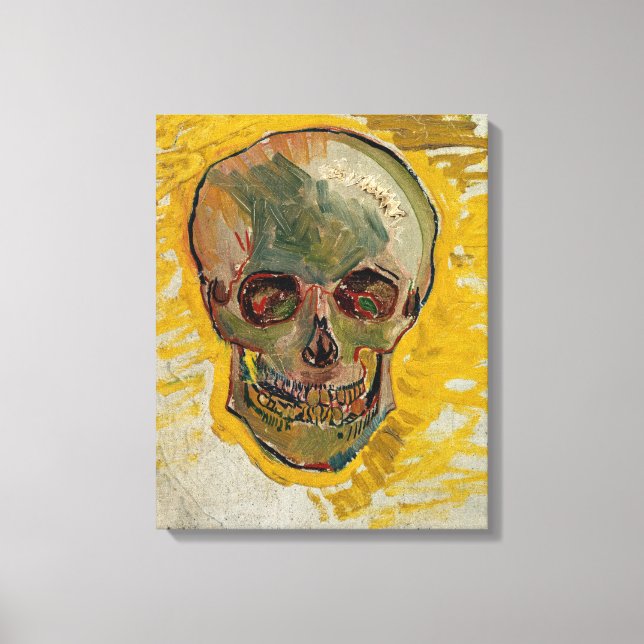 Lienzo Vincent van Gogh - Calavera 1887 #2 (Anverso)
