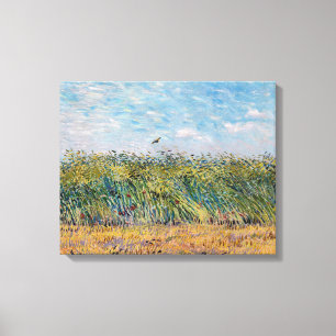 Lienzo Vincent van Gogh - Campo de trigo con una alondra