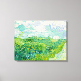 Lienzo Vincent van Gogh - Campo de Trigo Verde, Auvers