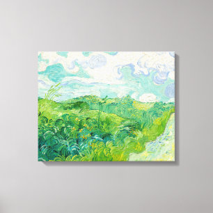Lienzo Vincent van Gogh - Campo de trigo verde, Auvers