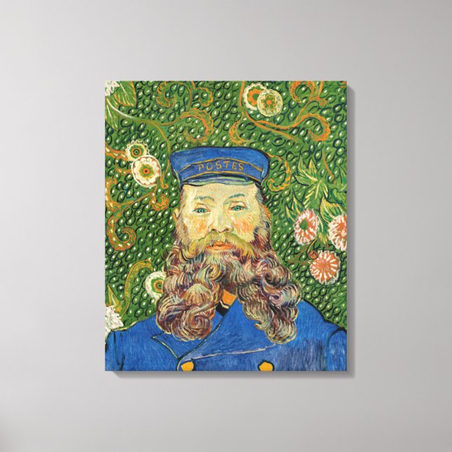 Lienzo Vincent Van Gogh - Cartero Joseph Roulin (Anverso)