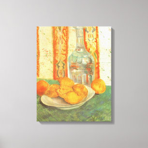 Lienzo Vincent van Gogh - Decantador y limones en un plat