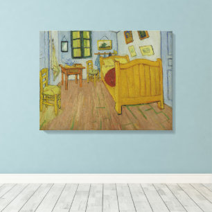 Lienzo Vincent Van Gogh, dormitorio en Arles, primera ver